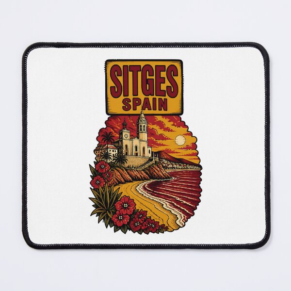 Item preview, Sitges Spain Vintage Travel Tourism designed and sold by TravelersGems.