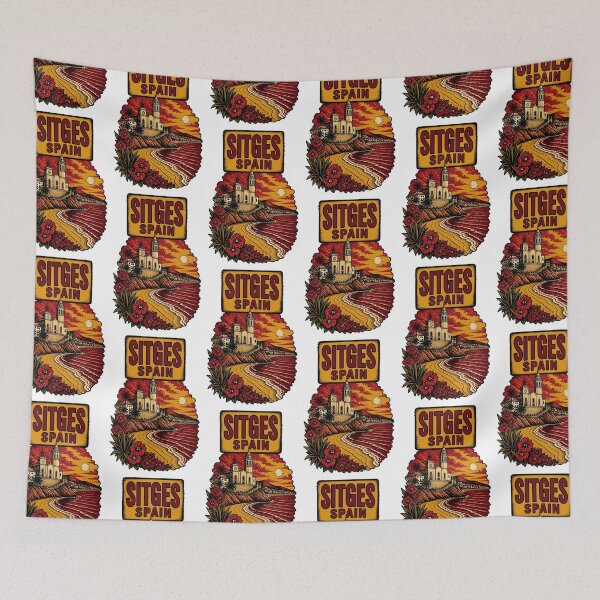 Item preview, Sitges Spain Vintage Travel Tourism designed and sold by TravelersGems.