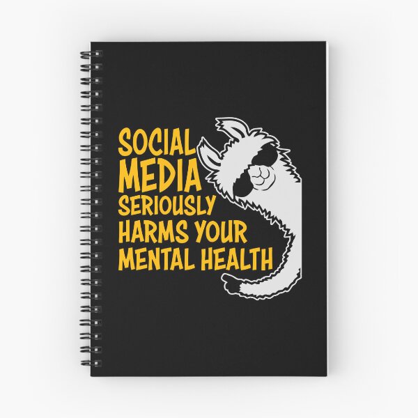 Item preview, Social Media Seriously Harms Your Mental Health designed and sold by shirt-o-mat.
