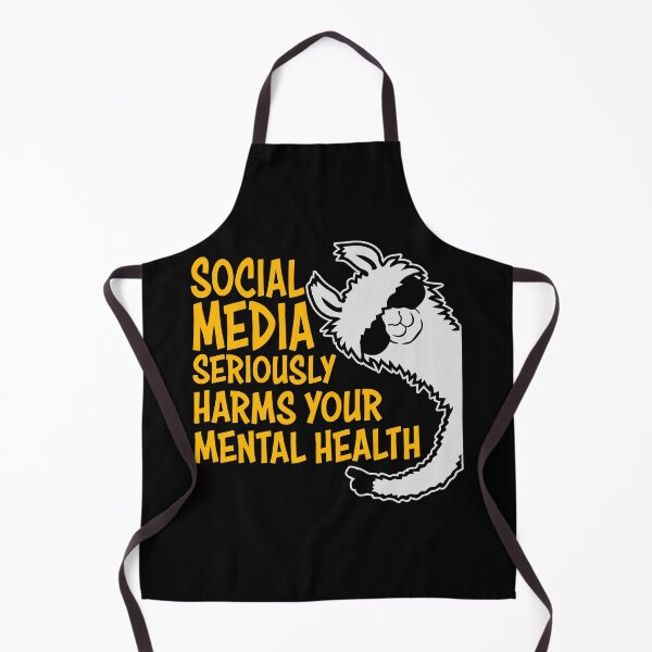 Item preview, Social Media Seriously Harms Your Mental Health designed and sold by shirt-o-mat.