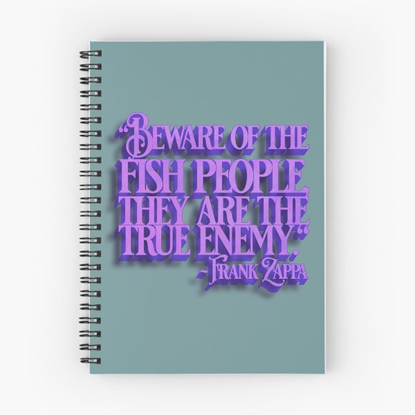 Item preview, Frank Zappa Quote Stencil (Beware the Fish People) designed and sold by Cathedral of Curiosity.