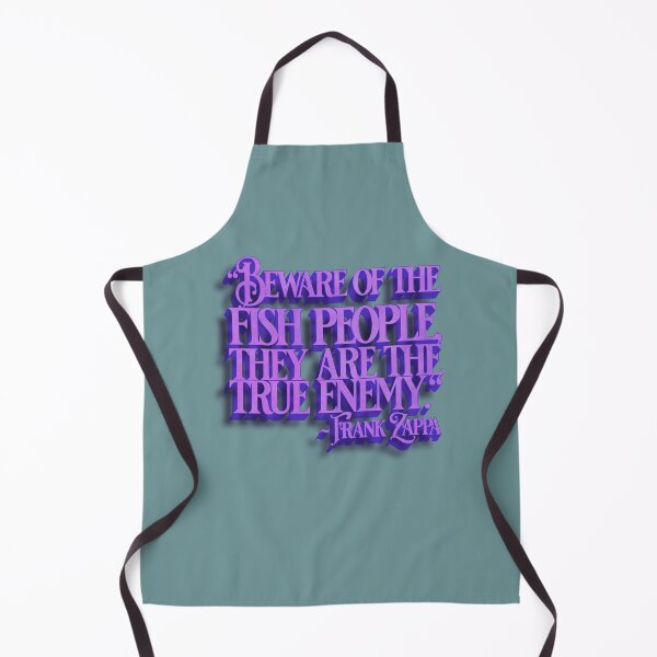 Item preview, Frank Zappa Quote Stencil (Beware the Fish People) designed and sold by Cathedral of Curiosity.