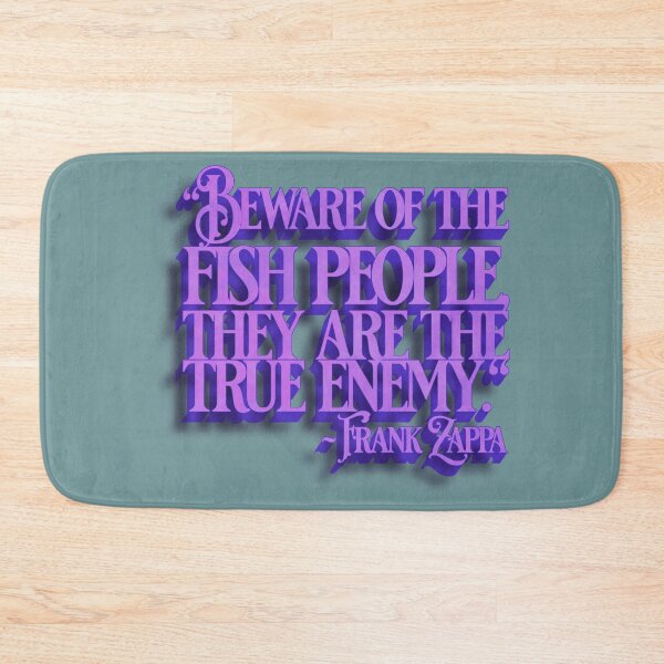 Item preview, Frank Zappa Quote Stencil (Beware the Fish People) designed and sold by Cathedral of Curiosity.