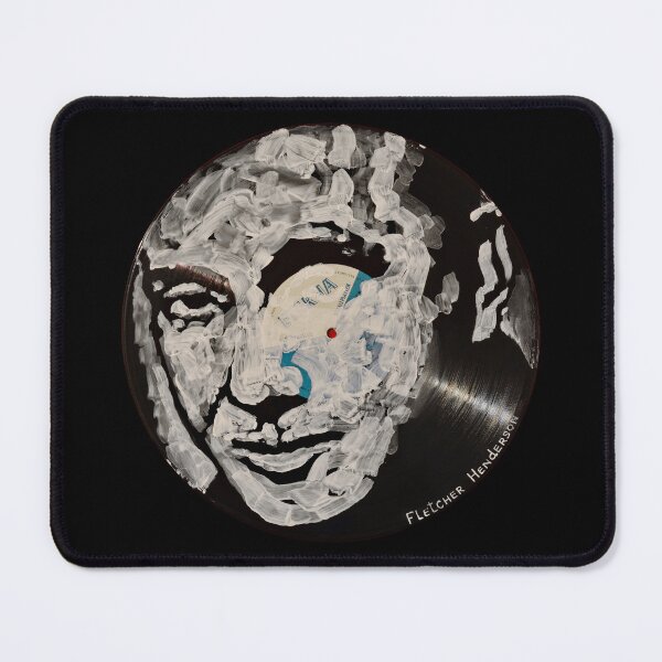 Item preview, Fletcher Henderson Architect of Big Band Swing Pianist & Arranger Portrait Painted on Vinyl Record Wall Art – Facevinyl #34 designed and sold by Yurii Yermolenko.
