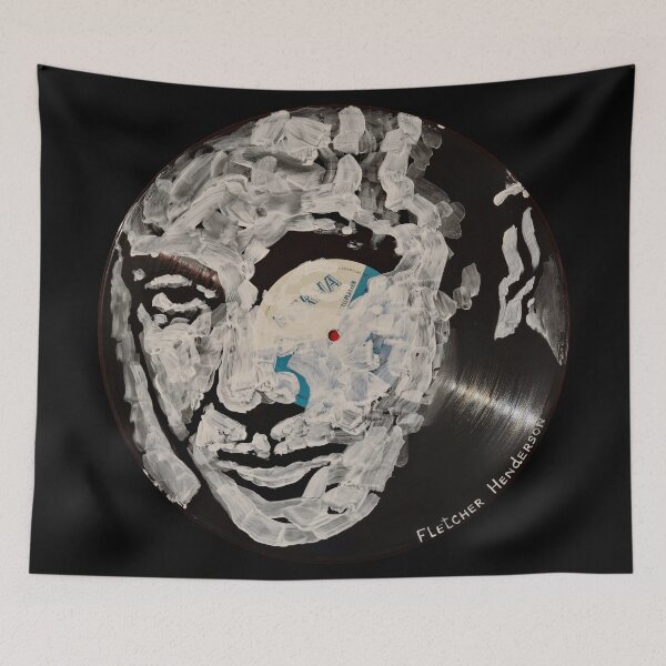 Item preview, Fletcher Henderson Architect of Big Band Swing Pianist & Arranger Portrait Painted on Vinyl Record Wall Art – Facevinyl #34 designed and sold by Yurii Yermolenko.