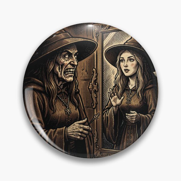 Item preview, Witches and the reflection in the mirror designed and sold by MagelliShop.