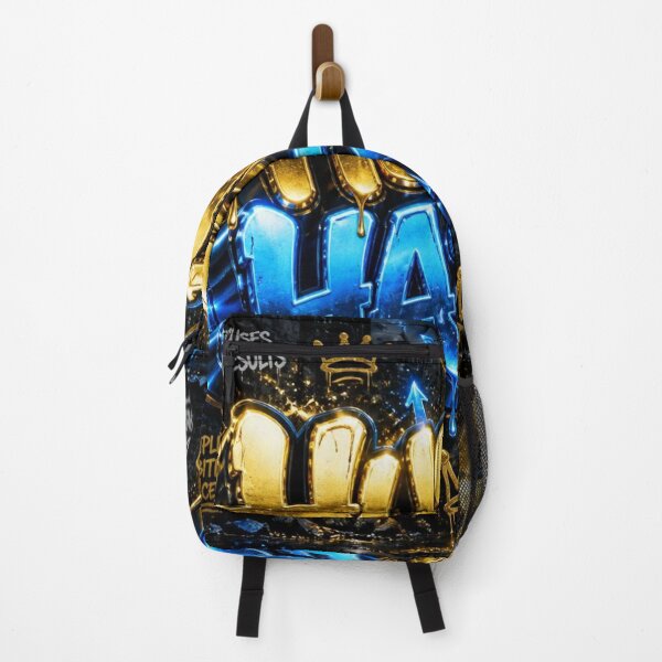 Item preview, Hustle Harder Gold Blue Graffiti designed and sold by Lespribos .