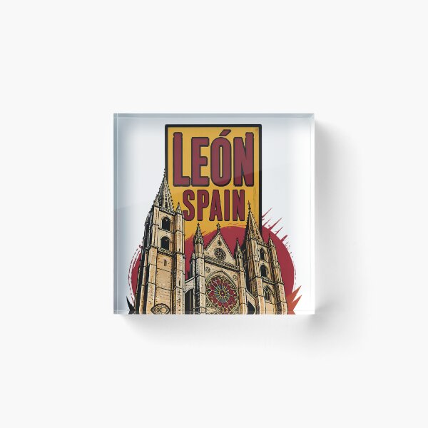 Item preview, Leon Spain Vintage Travel Tourism designed and sold by TravelersGems.