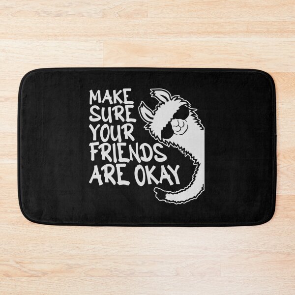 Item preview, Make Sure Your Friends Are Okay Mental Health Logo designed and sold by shirt-o-mat.