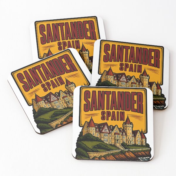 Item preview, Santander Spain Vintage Travel Tourism designed and sold by TravelersGems.