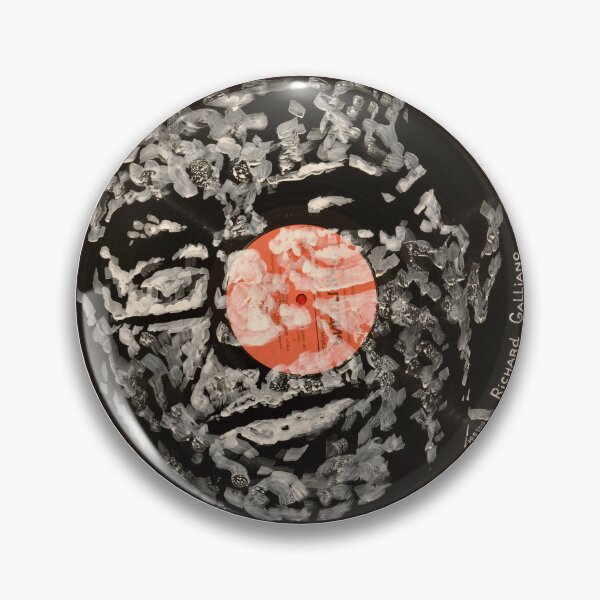 Item preview, Richard Galliano Master Accordion Virtuoso & New Musette Pioneer Portrait Painted on Vinyl Record Wall Art – Facevinyl #13 designed and sold by Yurii Yermolenko.