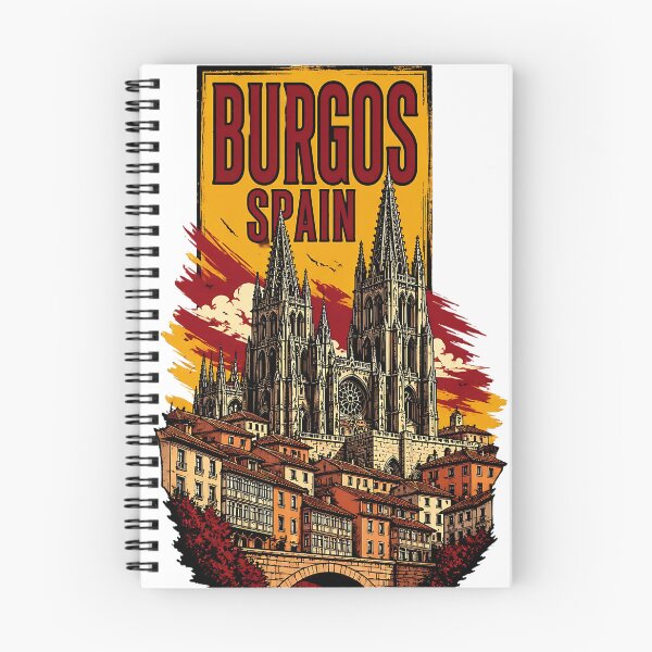 Item preview, Burgos Spain Vintage Travel Tourism designed and sold by TravelersGems.
