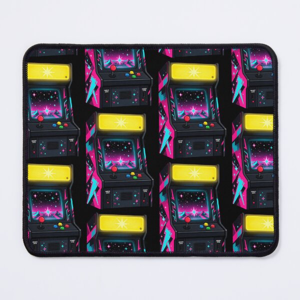 Item preview, Retro Arcade Cabinet Neon Illustration designed and sold by The Mellonaire.