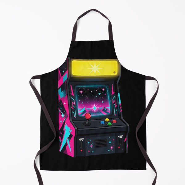 Item preview, Retro Arcade Cabinet Neon Illustration designed and sold by The Mellonaire.