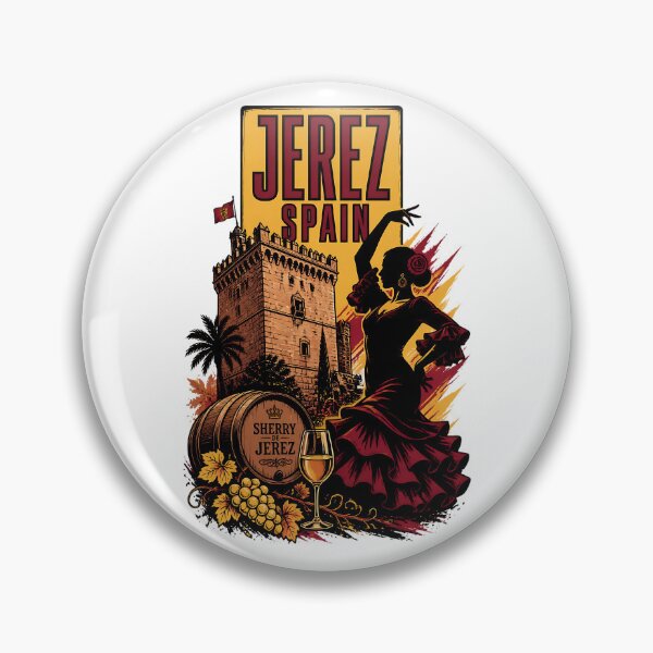 Item preview, Jerez Spain Vintage Travel Tourism designed and sold by TravelersGems.
