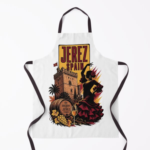 Item preview, Jerez Spain Vintage Travel Tourism designed and sold by TravelersGems.