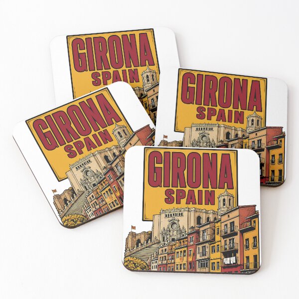 Item preview, Girona Spain Vintage Travel Tourism designed and sold by TravelersGems.