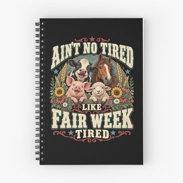 Item preview, Ain't No Tired Like Fair Week Tired County Fair Farm T-Shirt designed and sold by Trendably.
