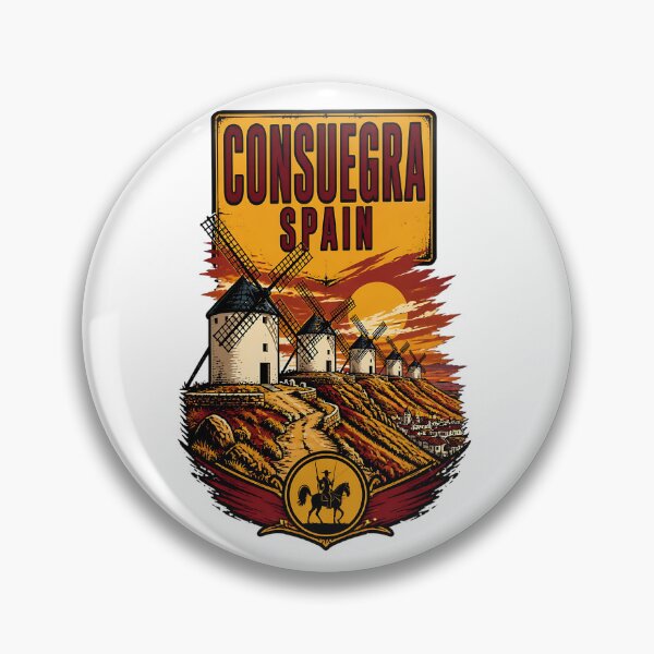 Item preview, Consuegra Spain Vintage Travel Tourism designed and sold by TravelersGems.
