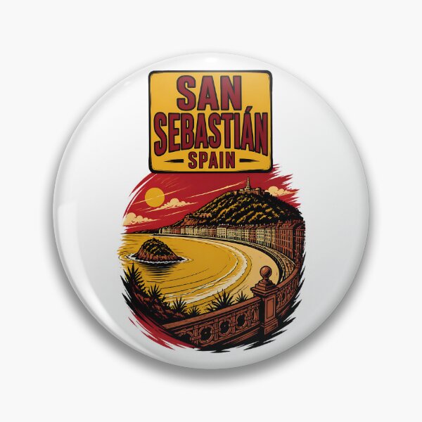 Item preview, San Sebastian Spain Vintage Travel Tourism designed and sold by TravelersGems.