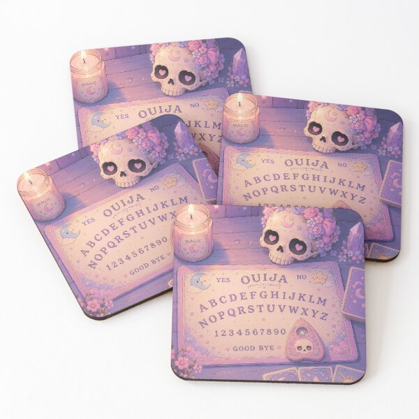 Item preview, Magia de calaveras Ouija gótica pastel designed and sold by litleelseart.