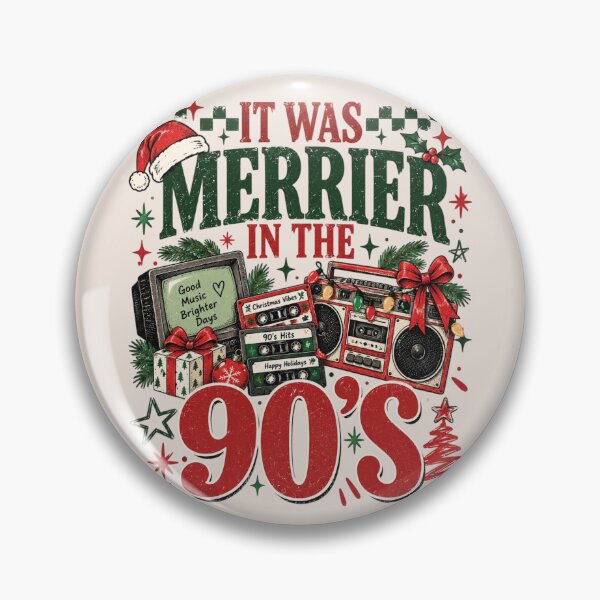 Item preview, It Was Merrier in the 90s, Retro Christmas VHS Cassette, Vintage Holiday Nostalgia, 90s Christmas Aesthetic, Throwback Xmas Gift designed and sold by Quiajia.