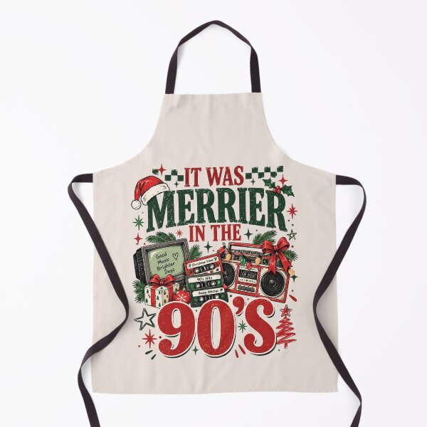Item preview, It Was Merrier in the 90s, Retro Christmas VHS Cassette, Vintage Holiday Nostalgia, 90s Christmas Aesthetic, Throwback Xmas Gift designed and sold by Quiajia.