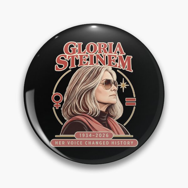 Item preview, Gloria Steinem - 1934-2026 - Her Voice Changed History designed and sold by onlytiggokk.