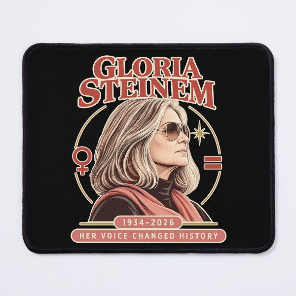 Item preview, Gloria Steinem - 1934-2026 - Her Voice Changed History designed and sold by onlytiggokk.