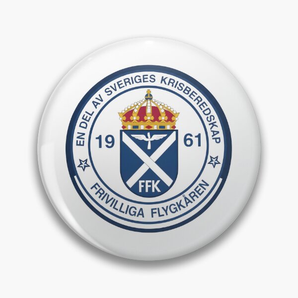 Item preview, Swedish Voluntary Air Corps Frivilliga Flygkåren FFK Emblem designed and sold by CharlieDesings.