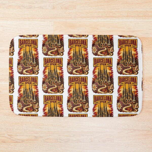 Item preview, Barcelona Spain Vintage Travel Tourism designed and sold by TravelersGems.