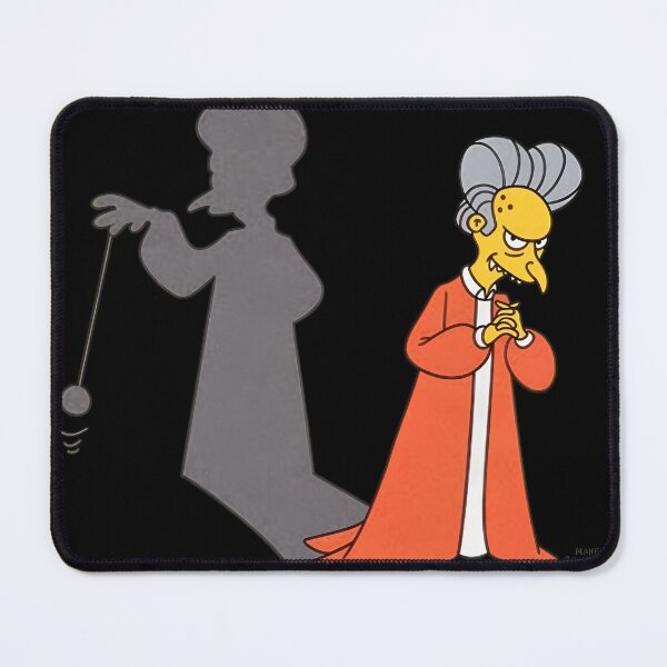 Item preview, Mr Burns Vampire Shadow The Simpsons Parody designed and sold by ZEtexaxe.
