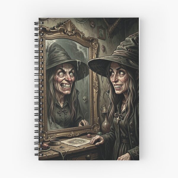 Item preview, Witches and the reflection in the mirror designed and sold by MagelliShop.