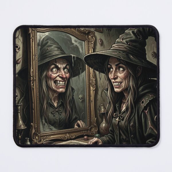 Item preview, Witches and the reflection in the mirror designed and sold by MagelliShop.