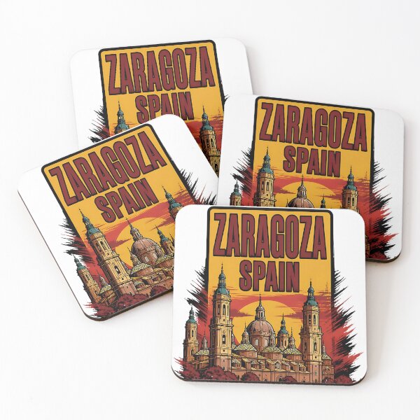 Item preview, Zaragoza Spain Vintage Travel Tourism designed and sold by TravelersGems.
