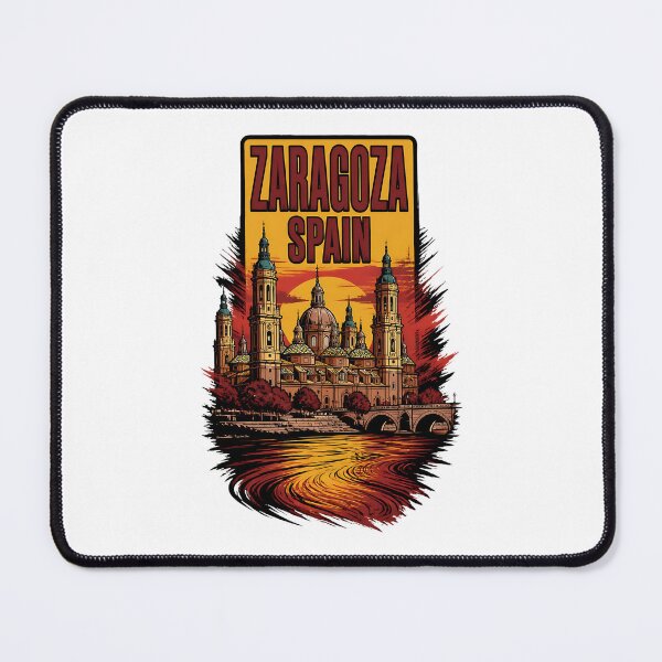 Item preview, Zaragoza Spain Vintage Travel Tourism designed and sold by TravelersGems.