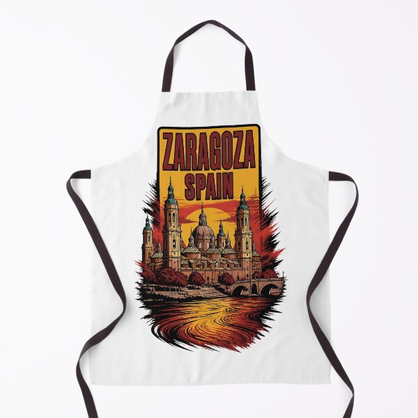 Item preview, Zaragoza Spain Vintage Travel Tourism designed and sold by TravelersGems.
