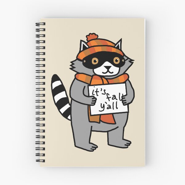 Item preview, Its Fall Yall say Cute Raccoon designed and sold by ellenhenry.
