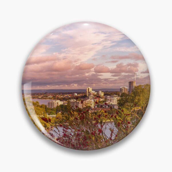 Item preview, South Perth Skyline and Swan River from Kings Park – Fine Art Print designed and sold by MinzMarchStudio.