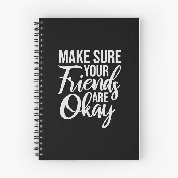 Item preview, Make Sure Your Friends Are Okay Mental Health Logo designed and sold by shirt-o-mat.