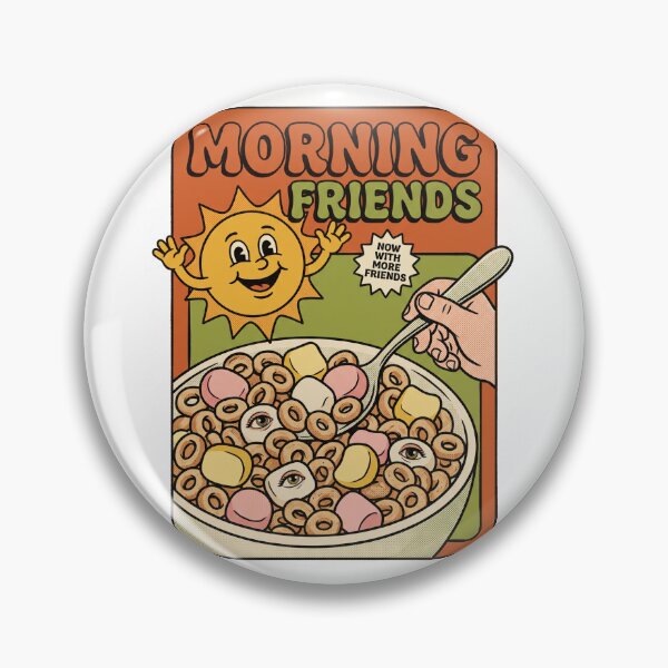 Item preview, Morning Friends Retro Cereal Box Horror designed and sold by The Mellonaire.