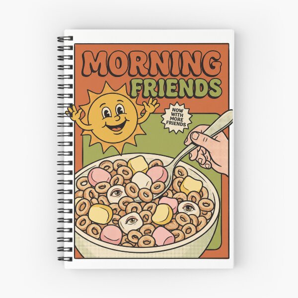 Item preview, Morning Friends Retro Cereal Box Horror designed and sold by The Mellonaire.
