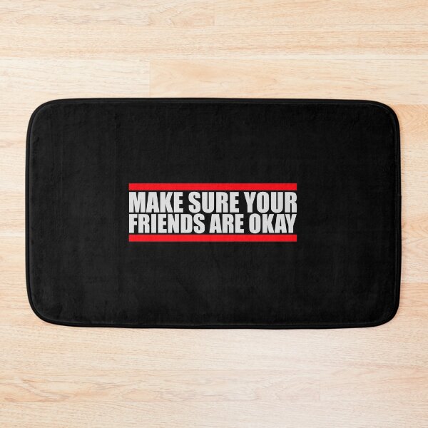 Item preview, Make Sure Your Friends Are Okay Mental Health Logo designed and sold by shirt-o-mat.