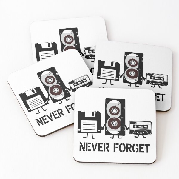 Item preview, Never Forget Retro Floppy Disk VHS Cassette Funny Gift designed and sold by ScienceCorner.