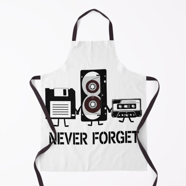 Item preview, Never Forget Retro Floppy Disk VHS Cassette Funny Gift designed and sold by ScienceCorner.