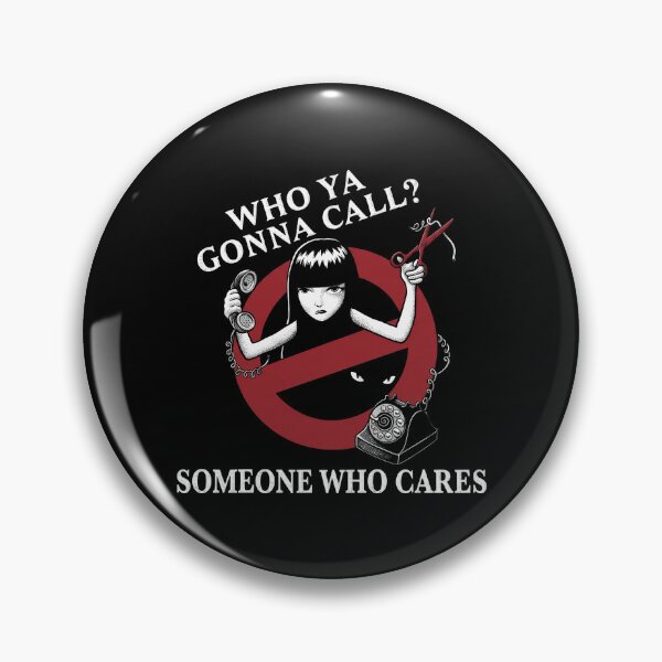 Item preview, Emily The Strange - Who Ya Gonna Call? Someone Who Cares designed and sold by onlytiggokk.