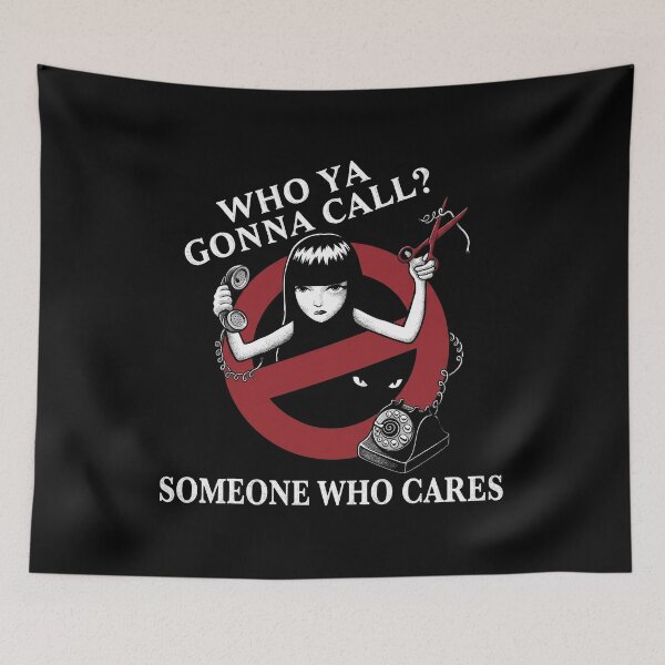 Item preview, Emily The Strange - Who Ya Gonna Call? Someone Who Cares designed and sold by onlytiggokk.