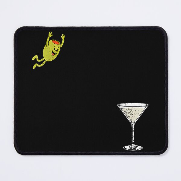 Item preview, Funny Olive Diving Into Martini Cocktail designed and sold by SamWoodrt.