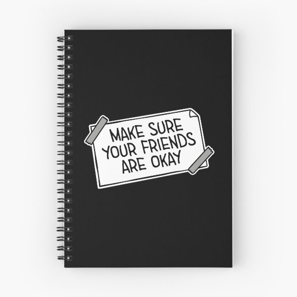 Item preview, Make Sure Your Friends Are Okay Mental Health Logo designed and sold by shirt-o-mat.
