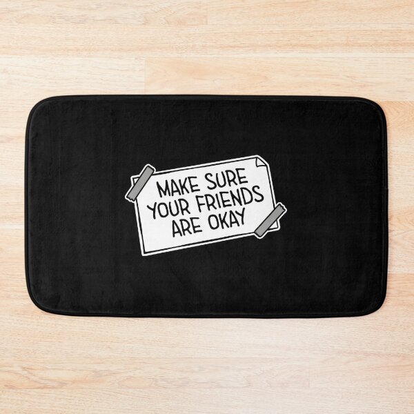 Item preview, Make Sure Your Friends Are Okay Mental Health Logo designed and sold by shirt-o-mat.